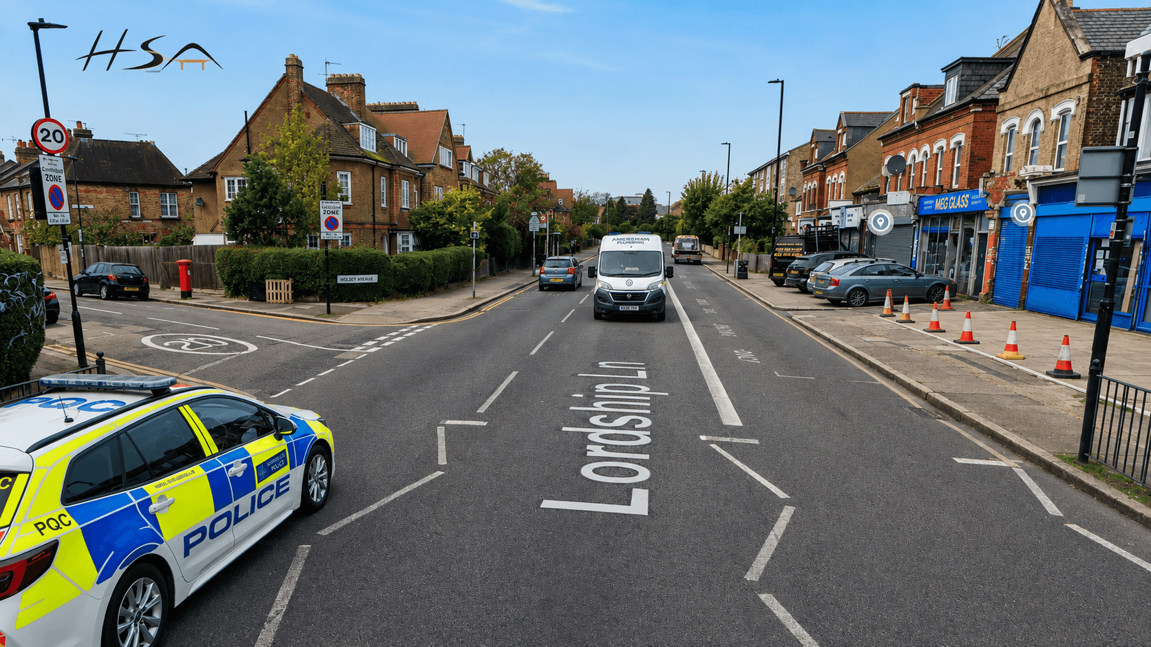 Wood Green driving lesson area