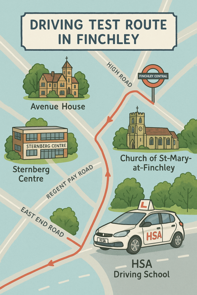 Finchley Driving School – Learn with Confidence. HSA Driving School Finchley. BEST DRIVING LESSONS IN FINCHLEY