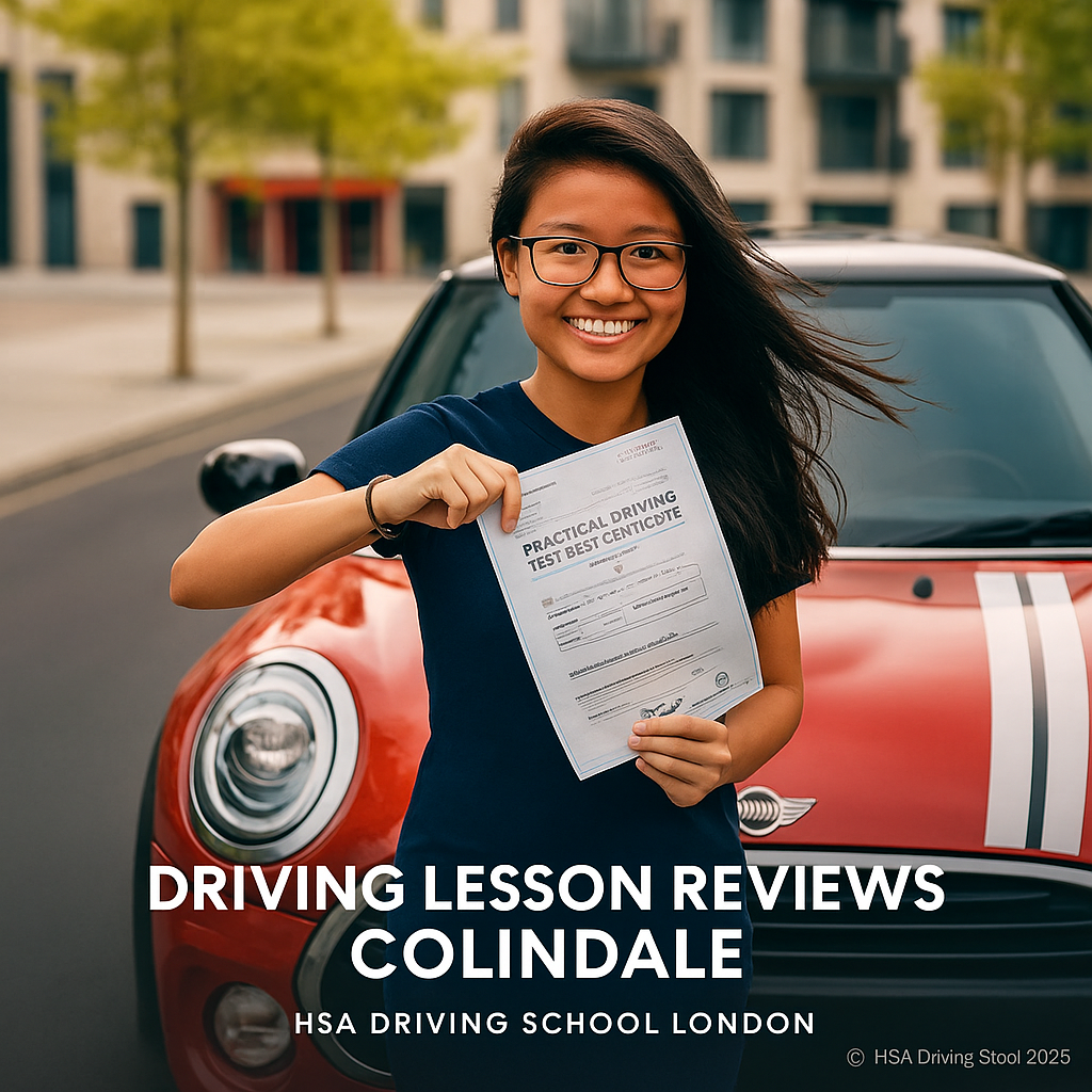 learner driver passed her driving test
