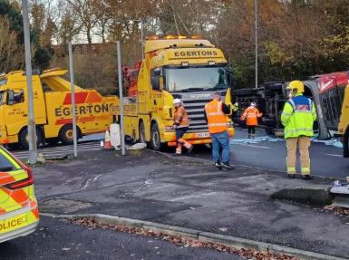 A406 Neasden Tanker Overturn
