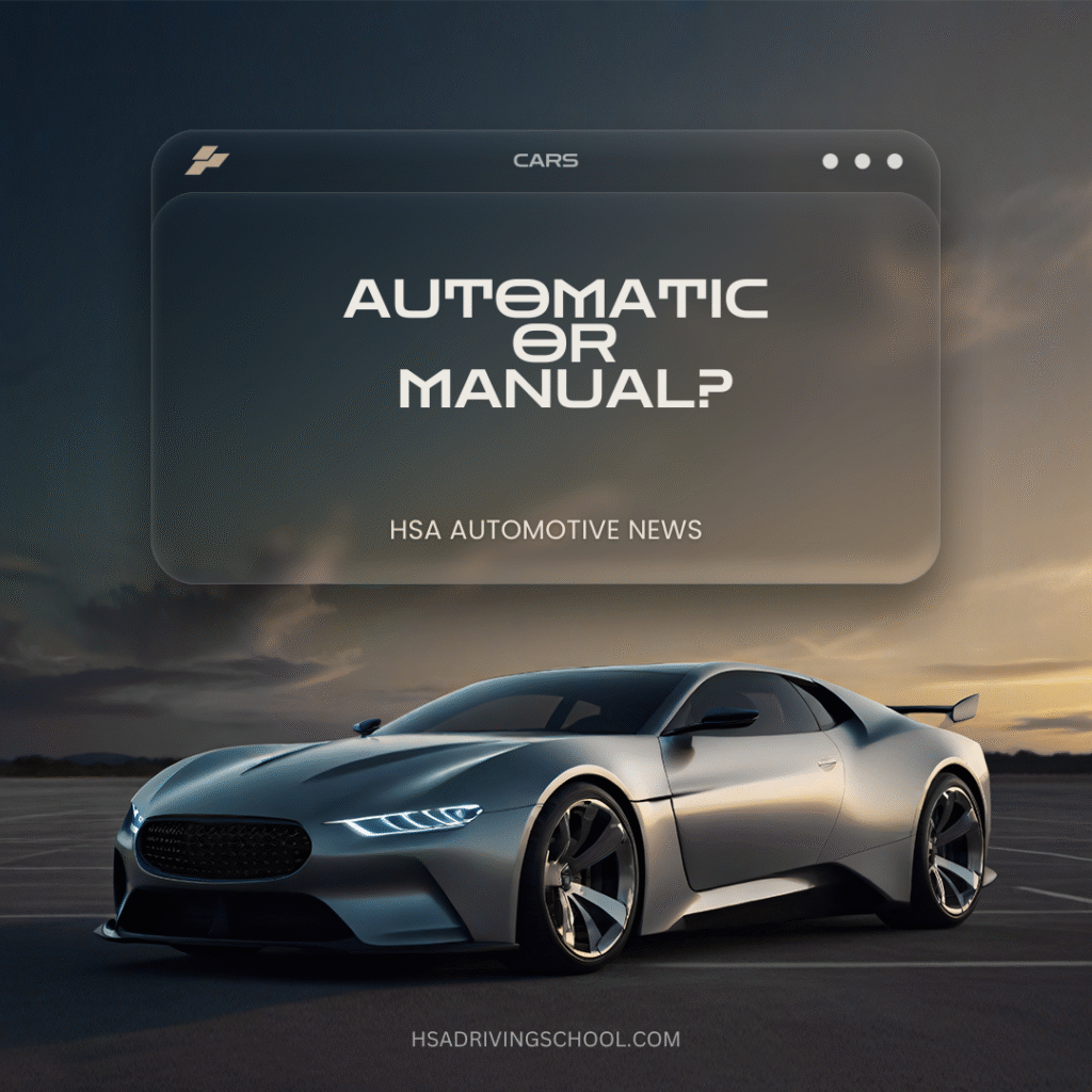 Manual or Automatic Driving Lessons